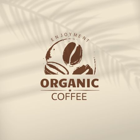 Illustration of Coffee Beans Logo Design Template