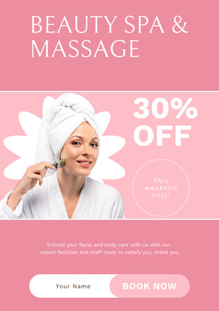 Spa and Massage Services Poster Design Template