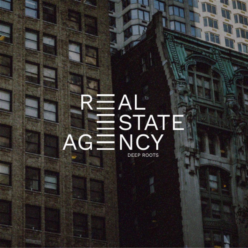 Platilla de diseño Real Estate Agency Services Offer Logo
