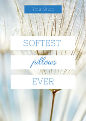 Softest Pillows With Dandelion Seeds