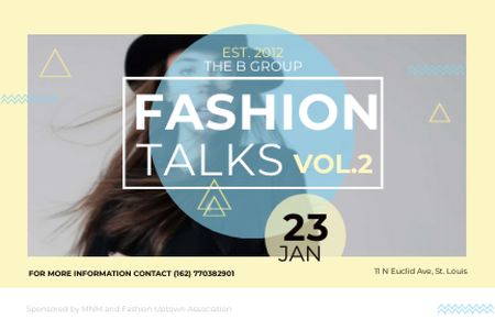 Designvorlage Fashion talks Annoucement für Gift Certificate