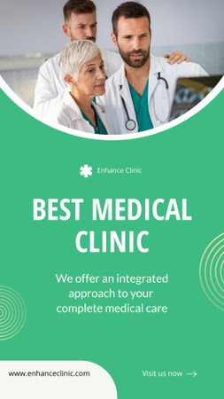 Modèle de visuel Clinic Services Offer - Instagram Story