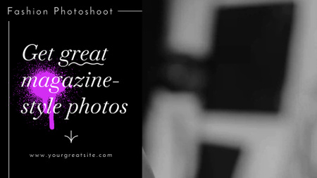 Elegant Fashion Photoshoots Offer For Magazines Full HD video Design Template
