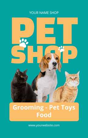 Platilla de diseño Pet Shop's Retail and Grooming IGTV Cover