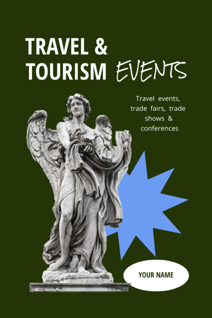 Designvorlage Customized Travel And Tourism Services Offer In Green für Flyer 4x6in