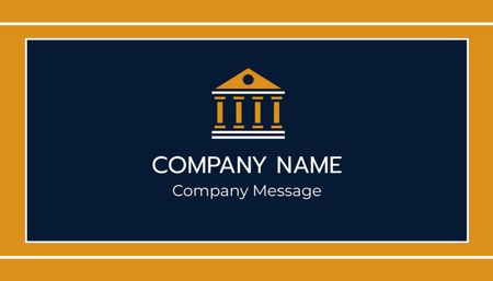Platilla de diseño Unique Corporate Staff Data Profile with Confident Branding Business Card US
