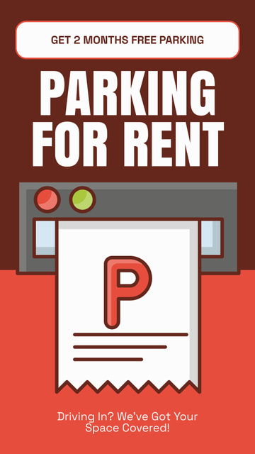 Platilla de diseño Coupon for Renting Parking Spaces Instagram Story