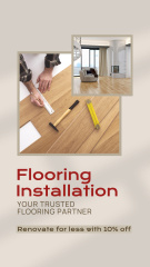 Trustworthy Flooring Installation Service With Discount