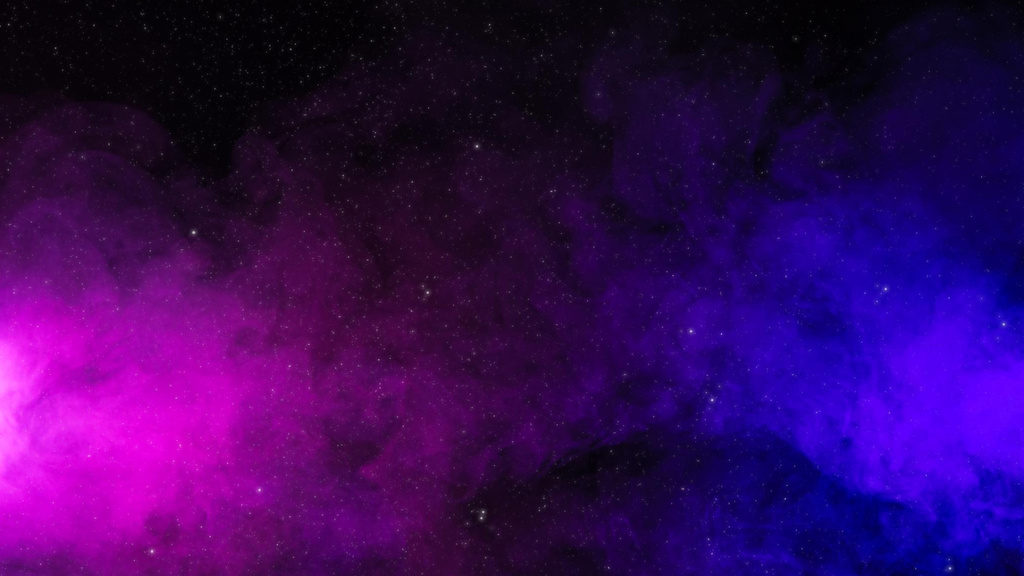 Platilla de diseño Starry Sky with colorful haze Zoom Background