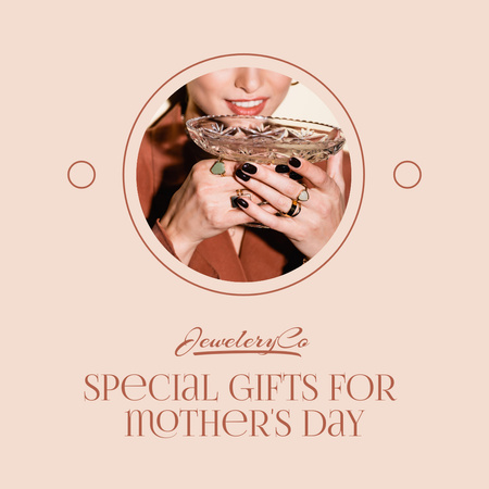 Mother's Day Holiday Greeting Instagram tervezősablon
