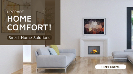 Plantilla de diseño de Instalación y materiales de piso cómodos con descuento Full HD video 