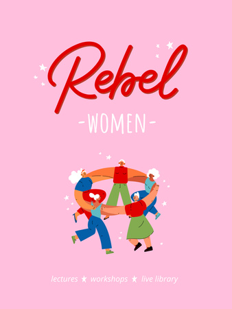 Women's Community Ad Poster US tervezősablon