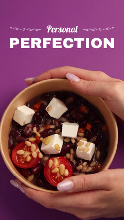 Rahat Restoranda Çok Çeşitli Yemek Seçenekleri Instagram Video Story Tasarım Şablonu