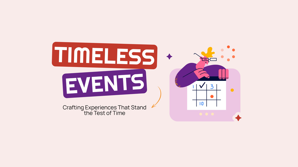 Event Planning Services with Schedule Youtube – шаблон для дизайна