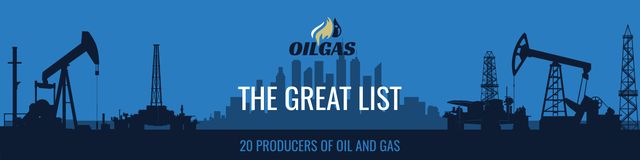 Producers of oil and gas Twitter – шаблон для дизайну