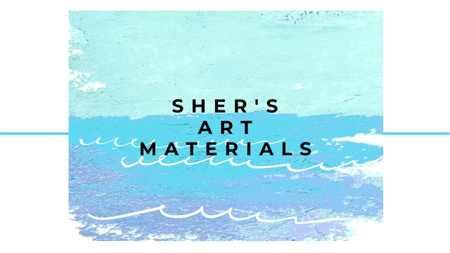 Art materials shop Offer Youtube Tasarım Şablonu