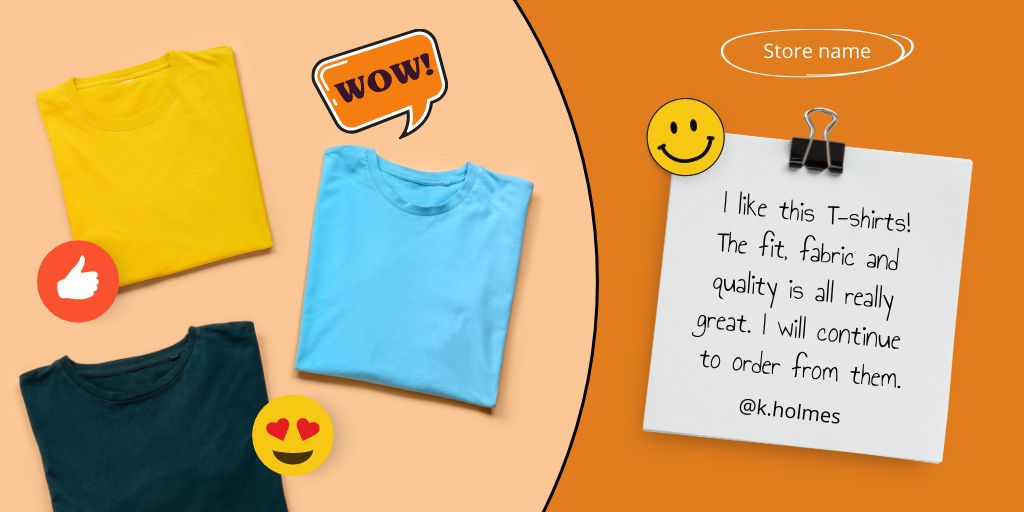 Review on T Shirts Twitter Design Template