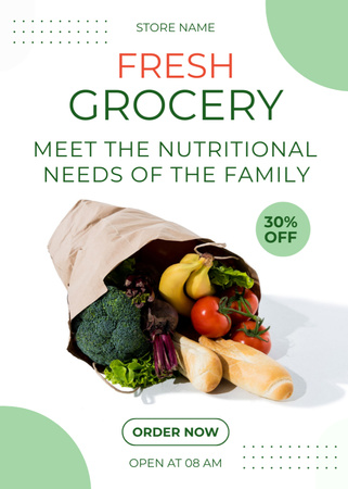 Modèle de visuel Healthy Nutrition Set For Families Sale Offer - Flayer