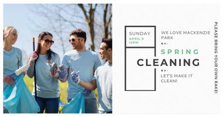 Tavaszi takarítás a Mackenzie parkban Facebook AD tervezősablon
