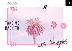 Los Angeles city palms