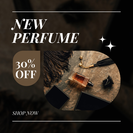 Discount Offer on Oriental Perfume Instagram Design Template