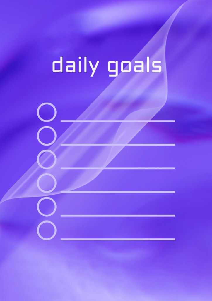 Daily Goals Planning Schedule Planner – шаблон для дизайна