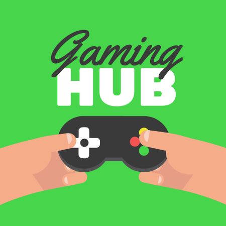 Designvorlage Gaming Community Ad für Animated Logo