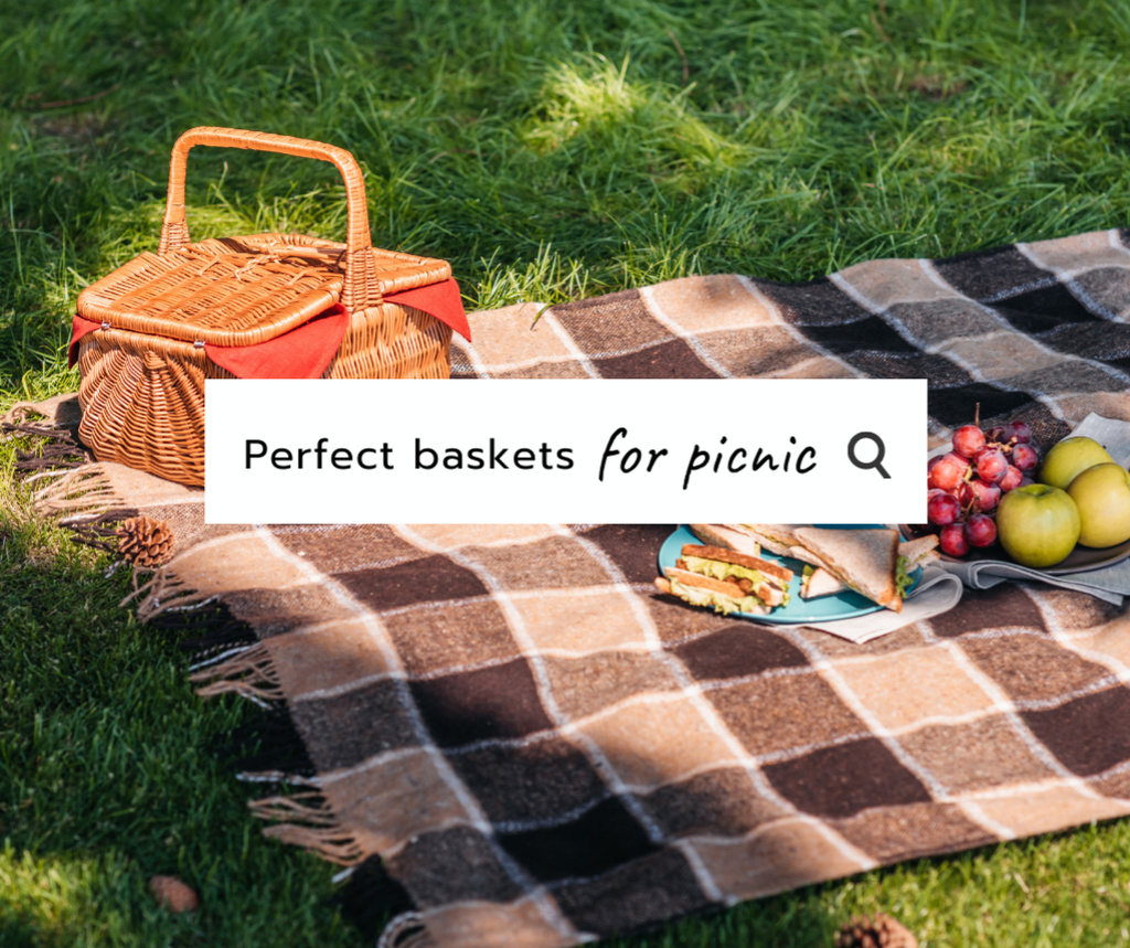 Best Picnic Basket Offer Facebook Design Template