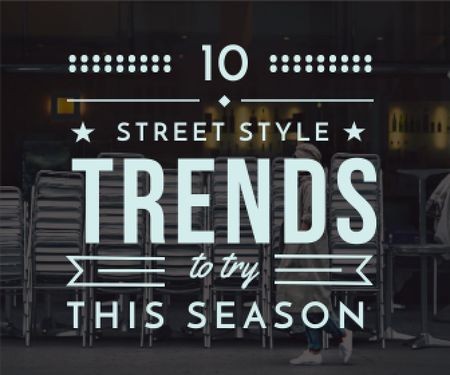 street style trends background Large Rectangle Πρότυπο σχεδίασης