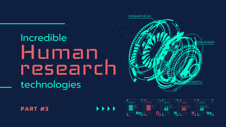 Designvorlage Leitfaden für Forschungstechnologien Cyber Circles Mechanism für Youtube Thumbnail