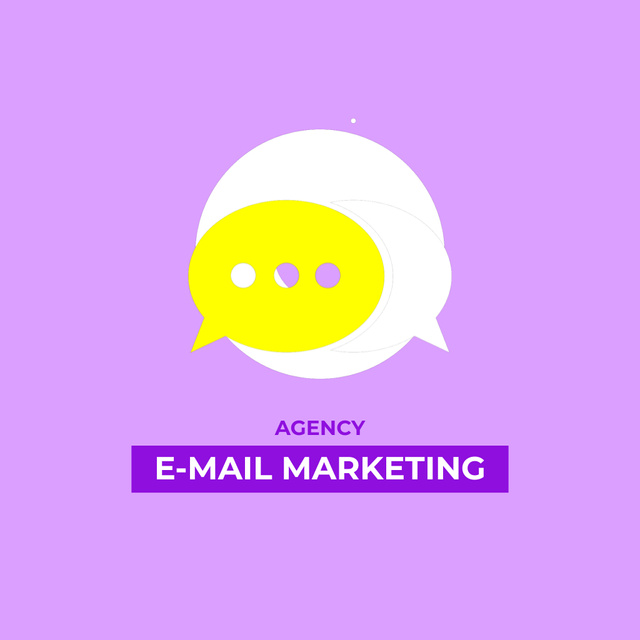 Offer of Digital Marketing Agency Services on Lilac Animated Logo – шаблон для дизайна