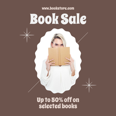 Priceless Books Sale Ad Instagram Design Template