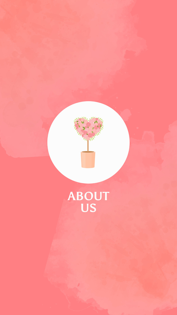 Event Agency Emblem with Cute Heart Instagram Highlight Cover – шаблон для дизайну