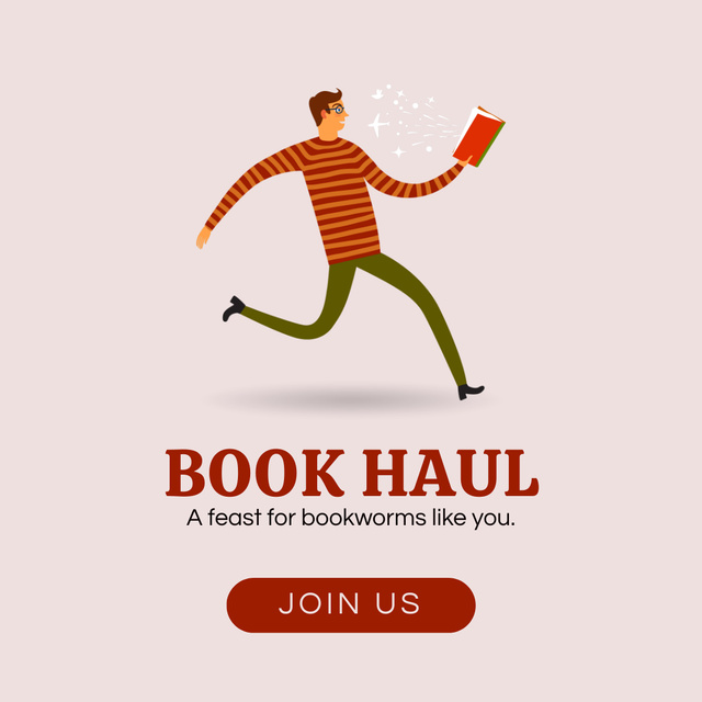 Book Store Promotion Instagram Šablona návrhu