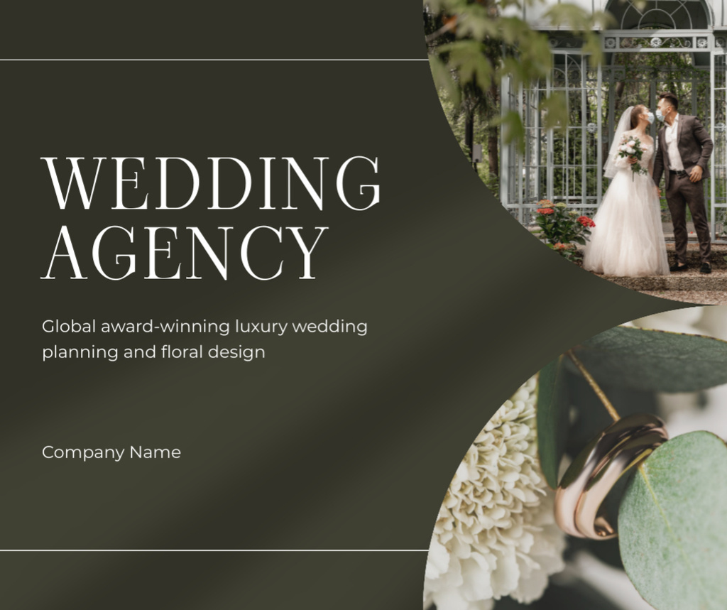 Wedding Planner Agency Facebook Šablona návrhu