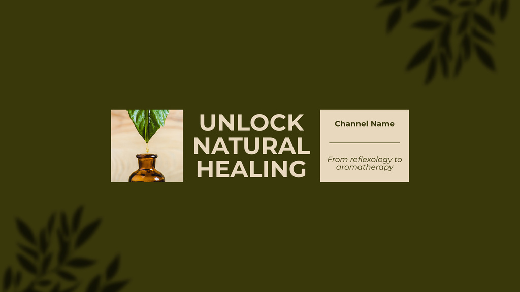 Szablon projektu Natural Healing And Alternative Medicine In Vlog Episode Youtube