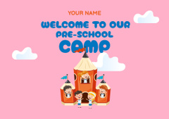 Awesome Pre-School Camp Promotion with Children on Vacation