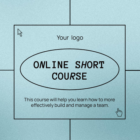 Job Short Training Announcement Animated Post Design Template