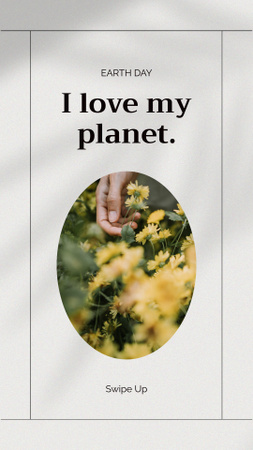 World Earth Day Announcement Instagram Story Tasarım Şablonu