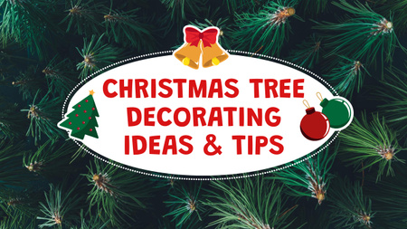 Christmas Tree Decoration Tips Youtube Thumbnail Design Template