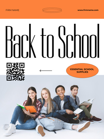 Platilla de diseño Back-to-School Sale and Savings Poster 36x48in