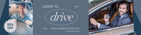 Automobile Driving Education Sessions At Discounted Rates Twitter Design Template