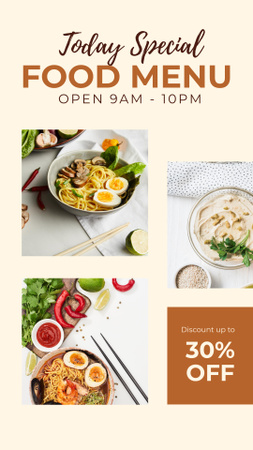 Special Food Menu Instagram Story – шаблон для дизайна