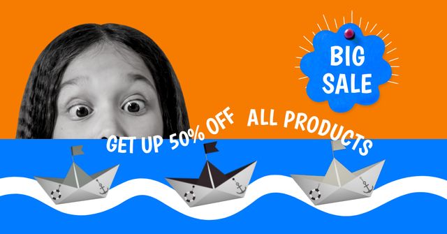 Big Sale on All Products Facebook AD – шаблон для дизайна