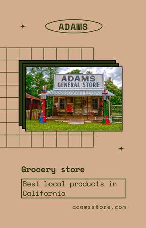 Grocery Store Ad IGTV Cover Modelo de Design