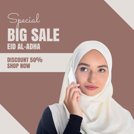 Special Sale On Muslim Collection Instagram Design Template