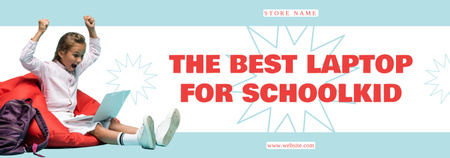 Offer Best Laptops for Schoolkid Tumblr Design Template
