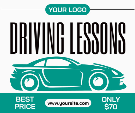 Platilla de diseño Tailored Driving Education Promo Facebook
