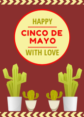 Cinco De Mayo Celebration With Cacti