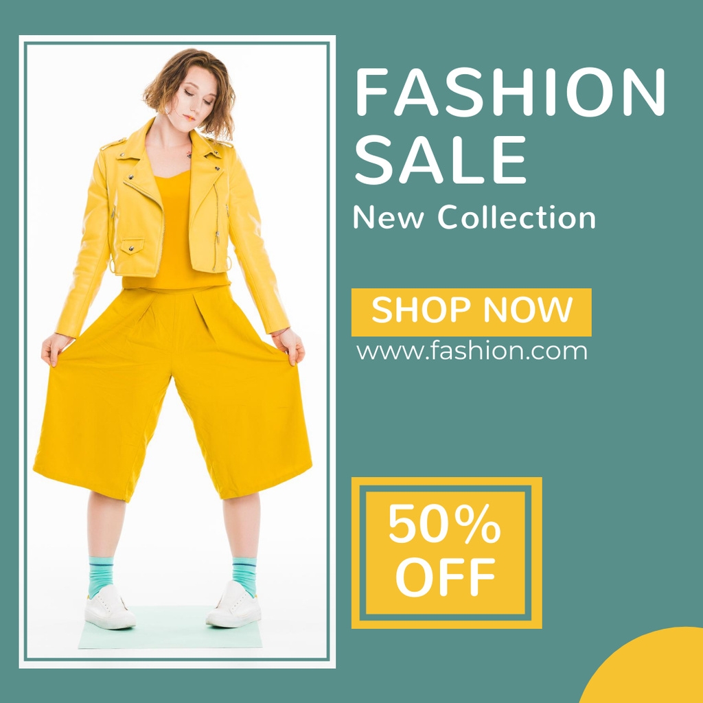 New Summer Collection of Women's Outfits Instagram Design Template